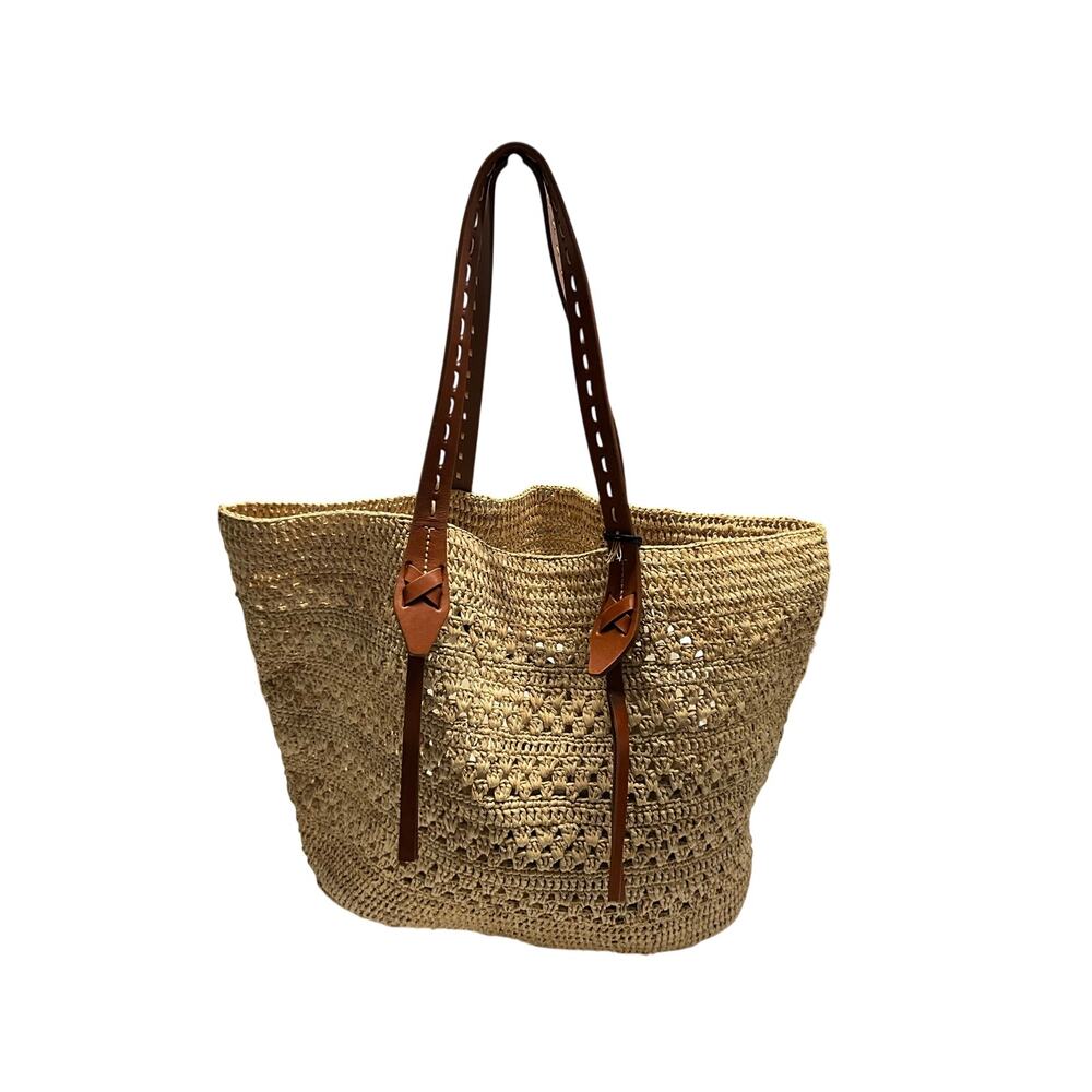 Ba&sh Raffia shopper Panier - Picture 4 of 9
